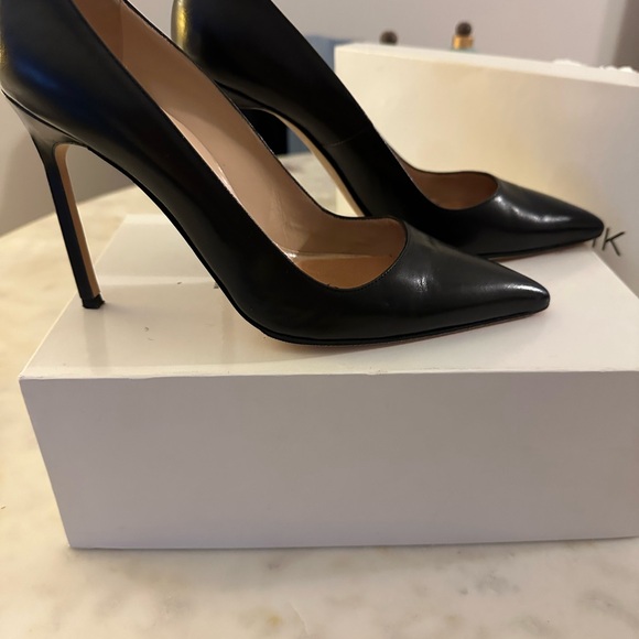 Manolo Blahnik 105mm kid point toe pump - like new - size 38.5 - Picture 6 of 9